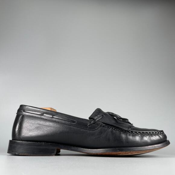 G.H. Bass & Co. Men 8.5M Burgundy Leather Slip On Tassel Kilt Loafers Dress Shoe main image 4